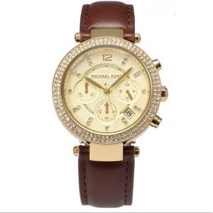 Michael Kors Watch MK2249 Parker with Leather band